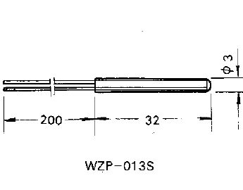 WZP-013S引进型不锈钢铂电阻元件-上海自动化仪表