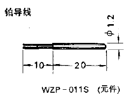 WZP-011S引进型陶瓷铂电阻元件-上海自动化仪表三